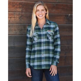 Women's Vintage Flannel Button Down Shirt