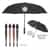 48" Plaid-Lined Inverted Arc Umbrella