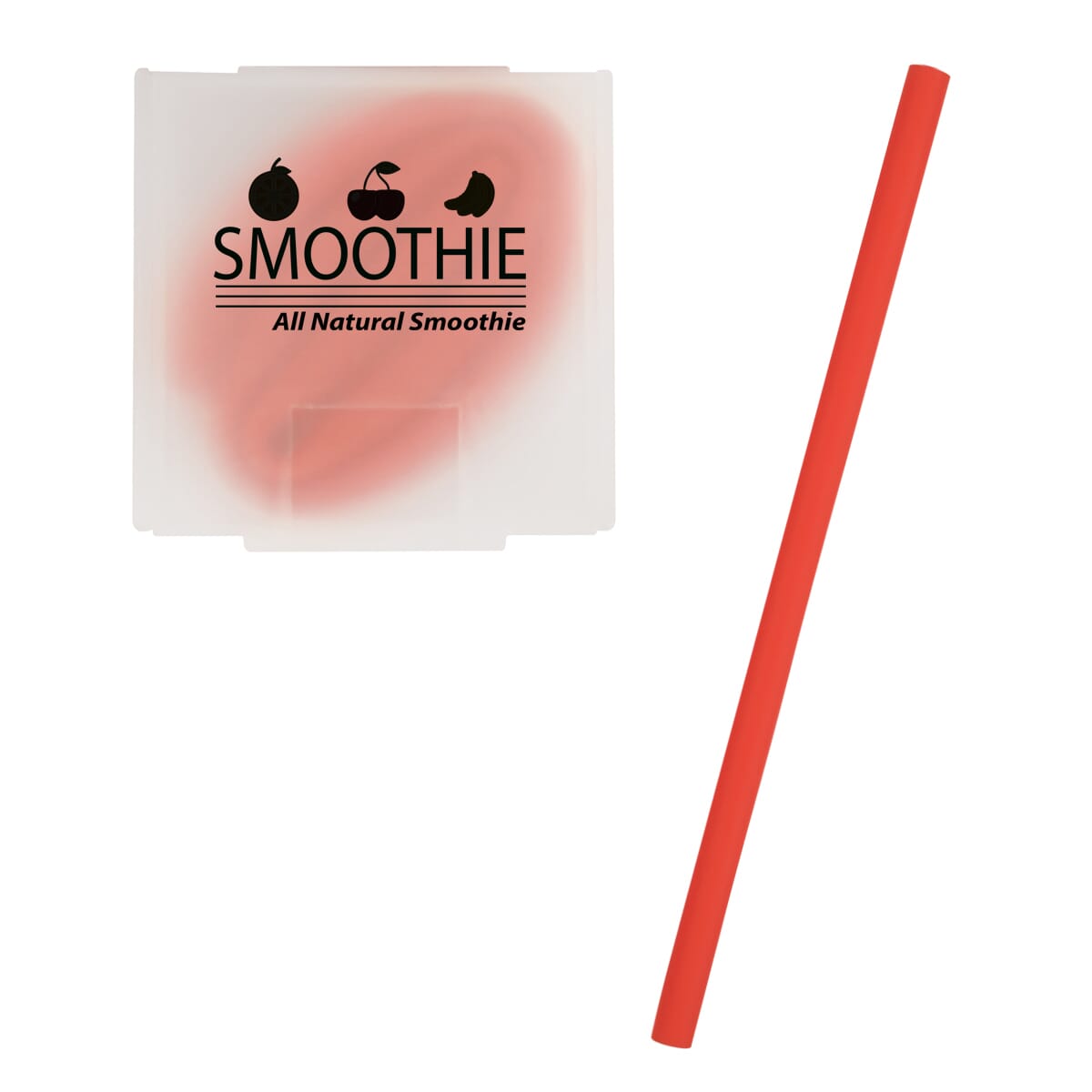 Silicone Straw in Case