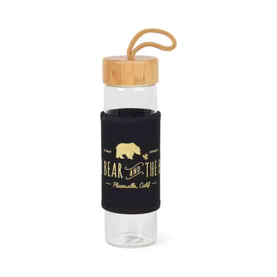 18.5 oz Serenity Bamboo Glass Bottle