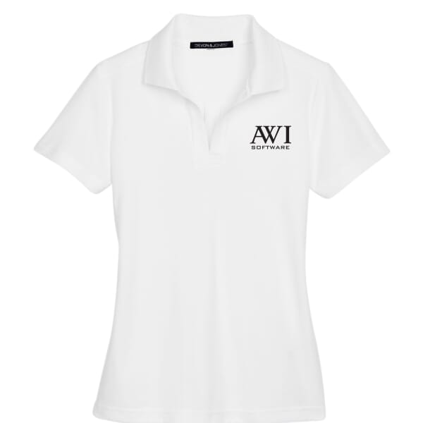 Ladies' Devon & Jones CrownLux Performance™ Plaited Polo