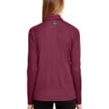quarter zip back imprint