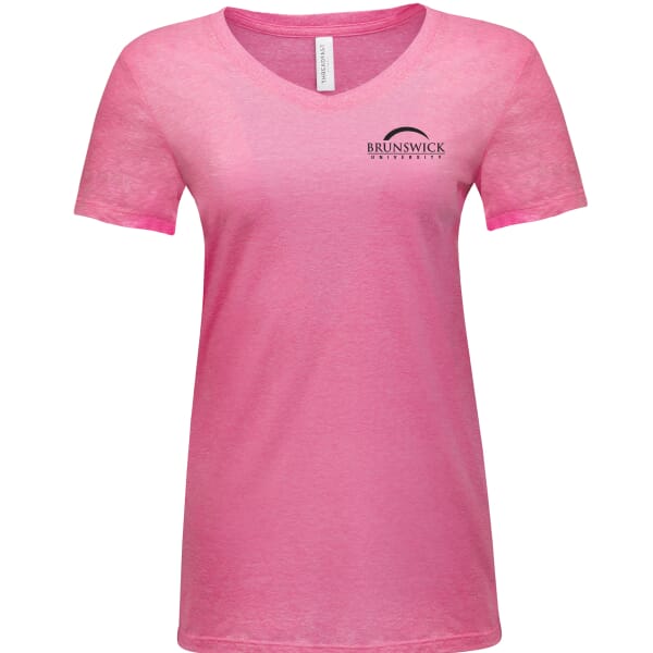 Ladies' Threadfast Apparel Triblend Short-Sleeve V-Neck T-Shirt