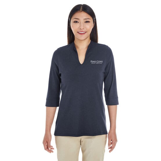 Ladies' Devon & Jones Perfect Fit™ Tailored Open Neckline Top
