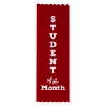 2" x 6" Vertical Custom Satin Ribbon