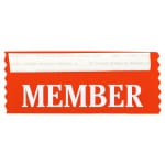 1-5/8" x 4" Horizontal Custom Satin Ribbon