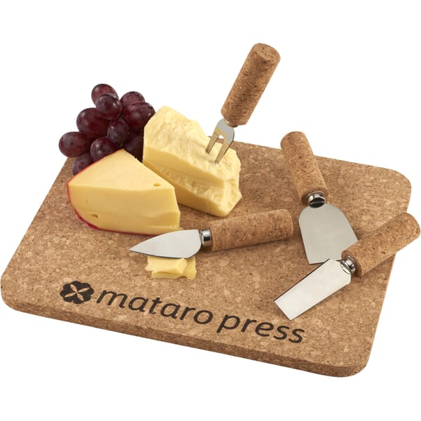 Cork 5 Piece Cheese Serving Set
