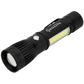 Channel LED/COB Rechargeable Flashlight