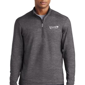 Men's Sport-Tek® Sport-Wick® Stretch Reflective Heather 1/2 Zip