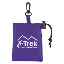 Sleeved Rain Poncho with Pouch