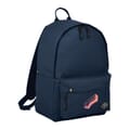 Backpack open, in use