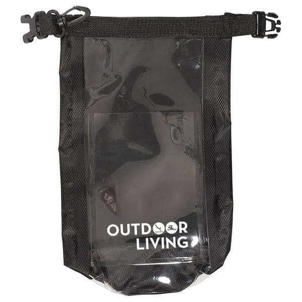 2L Water-Resistant Dry Bag with Mobile Pocket