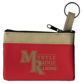 Safari Classic Zip Pouch with Key Ring