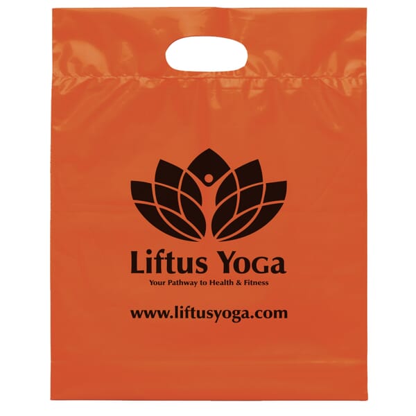 12" x 15" x 3" Die Cut Handle Bag