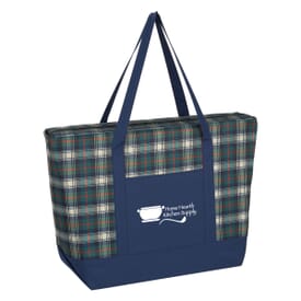 Crawford Plaid Tote Bag