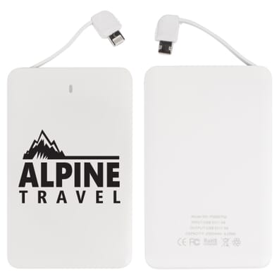 2500 mAh 3-in-1 Flip Power Bank