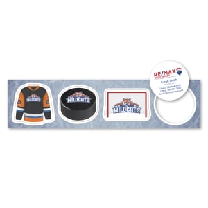 Hockey Shaped Magnets