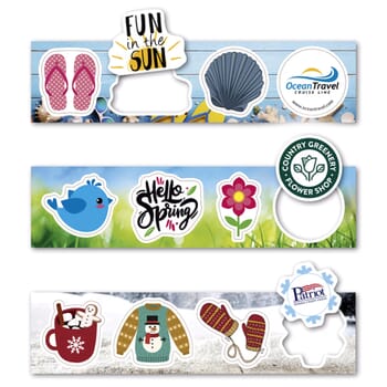 Pop-Out Magnet Set - Seasons