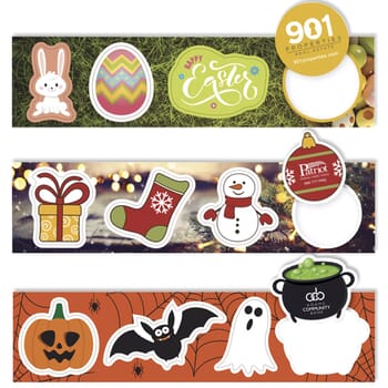 Pop-Out Magnet Set - Holiday