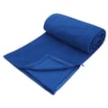 Blanket partially open