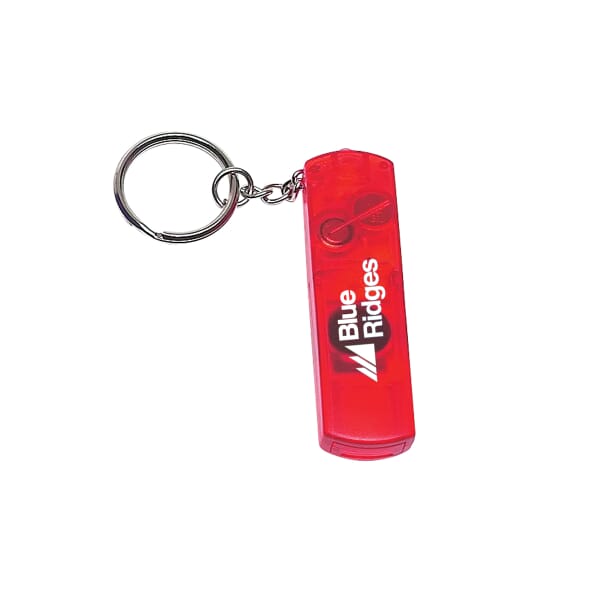 Whistle, Light And Compass Key Chain