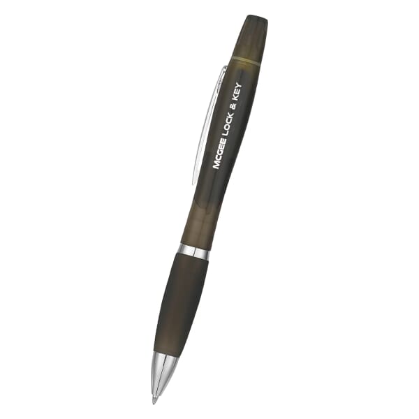 Twin-Write Pen With Highlighter