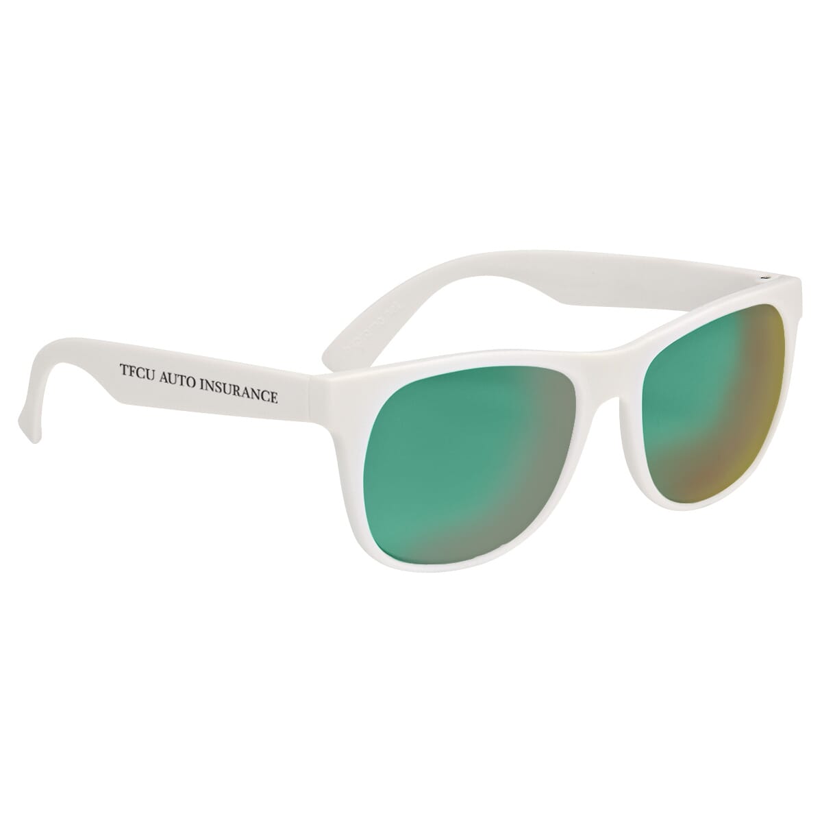 Rubberized Mirrored Sunglasses