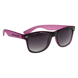 Two-Tone Translucent Malibu Sunglasses
