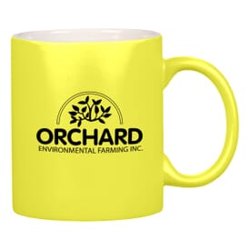 11 oz Neon Mug With C-Handle