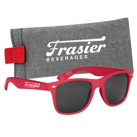 Malibu Sunglasses With Heathered Pouch