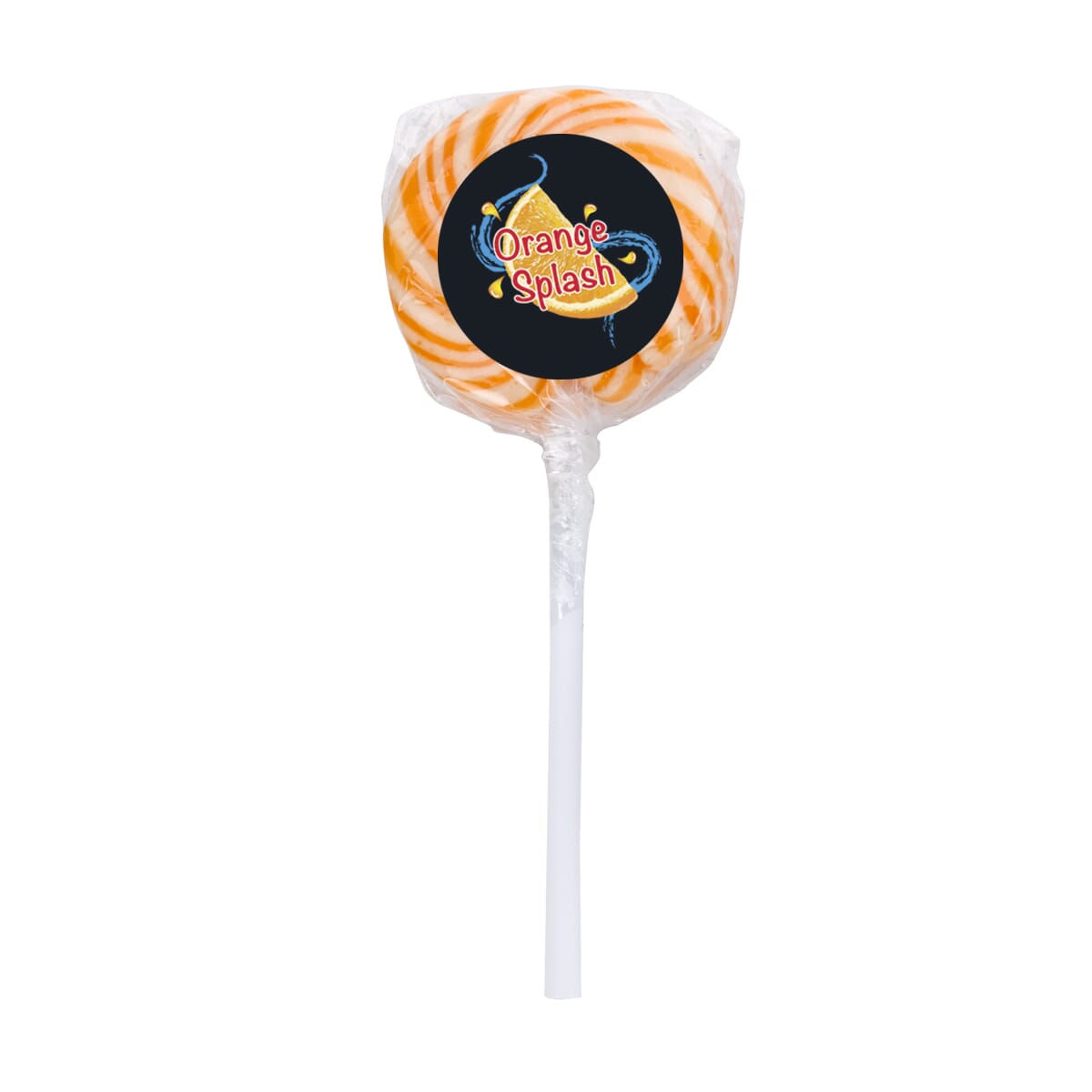 Swirl Lollipop with Round Label