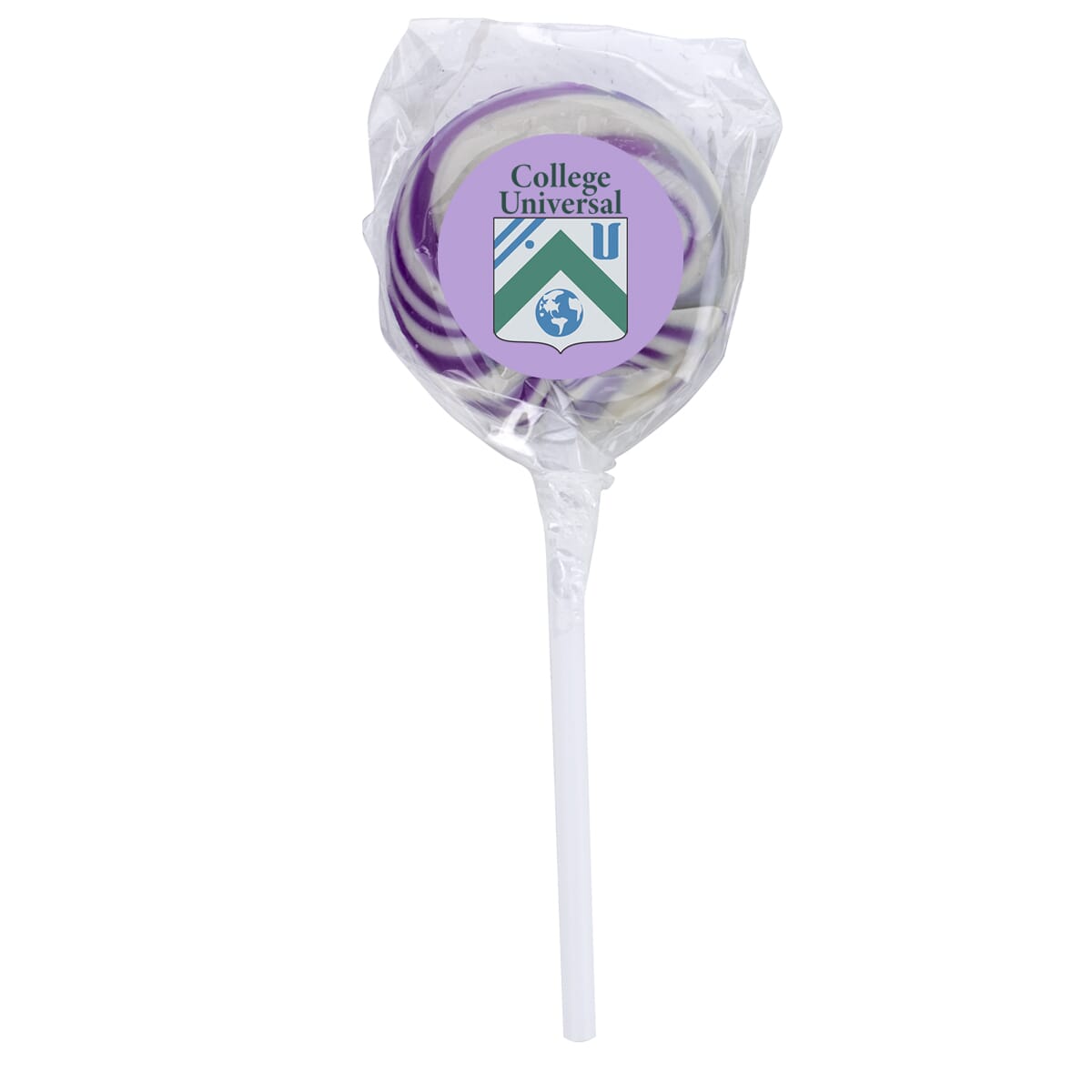 Swirl Lollipop with Round Label