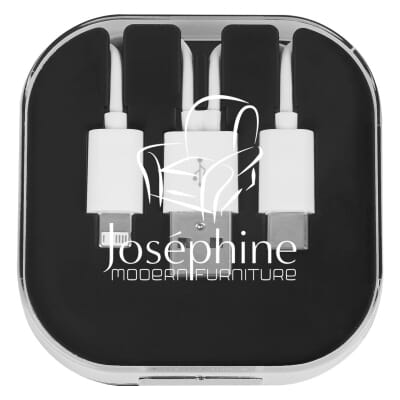 3-In-1 Charge Cable With Phone Stand