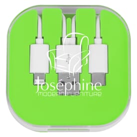 3-In-1 Charge Cable With Phone Stand