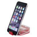 Phone stand in use
