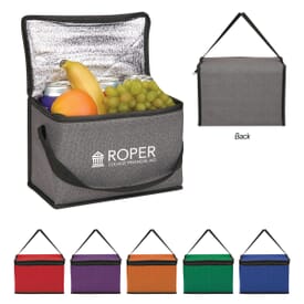 Heathered Non-Woven Cooler Lunch Bag