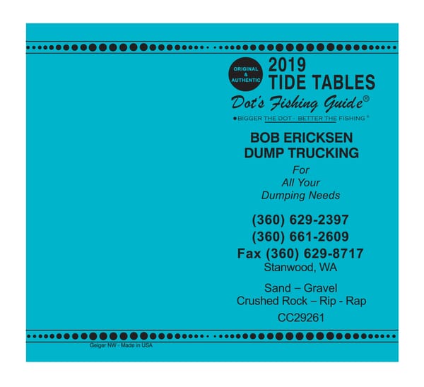 Humboldt Tide Book