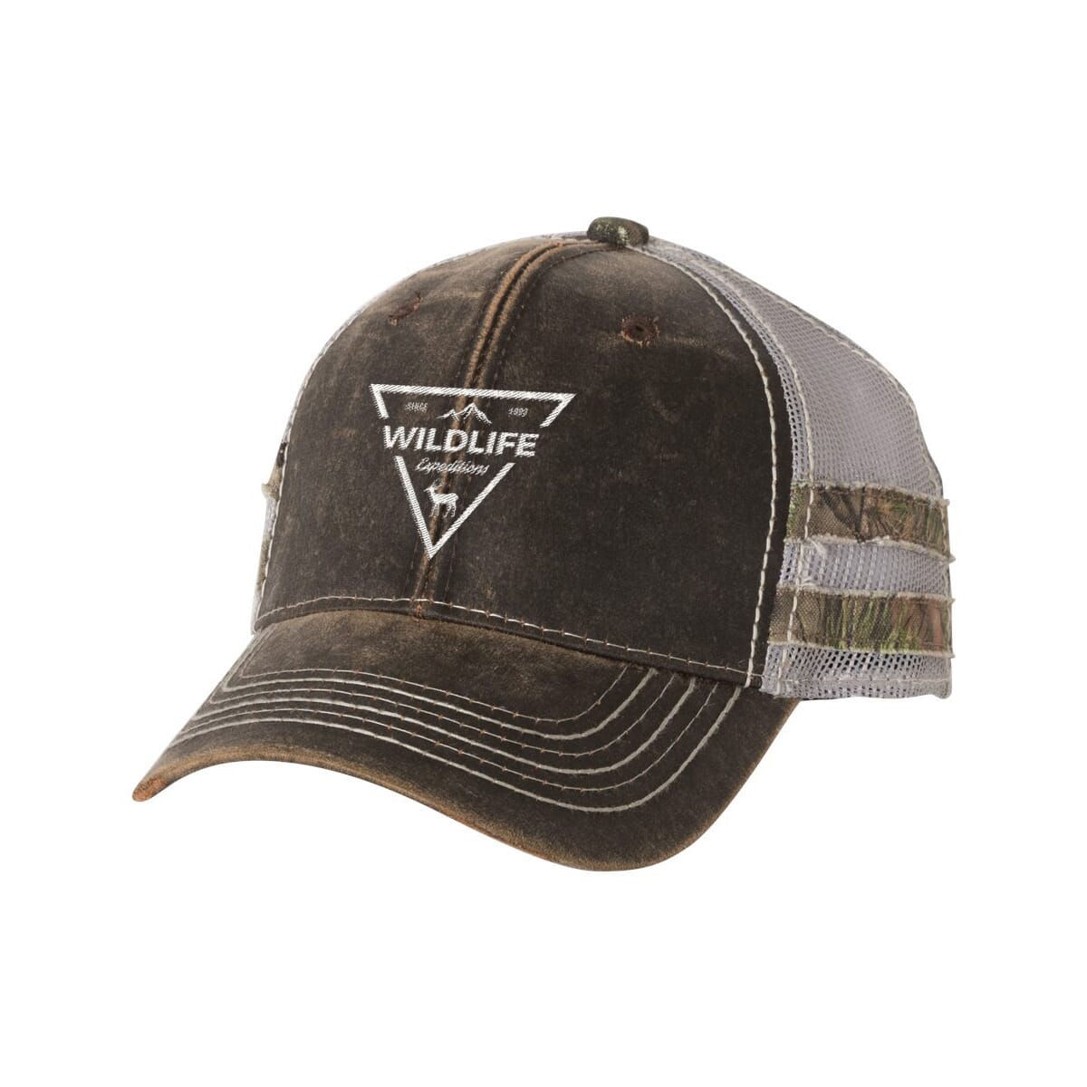 Outdoor Cap Frayed Camo Stripes Cap