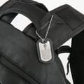 Close up of dog tag