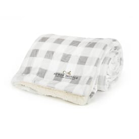 Mink Sherpa Blanket - Plaid