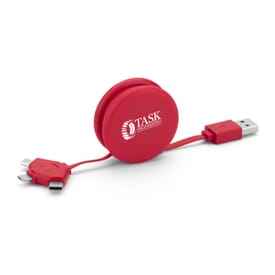 Retractable Macaron Charging Cable