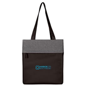 Two-Tone Colorblock Computer Tote