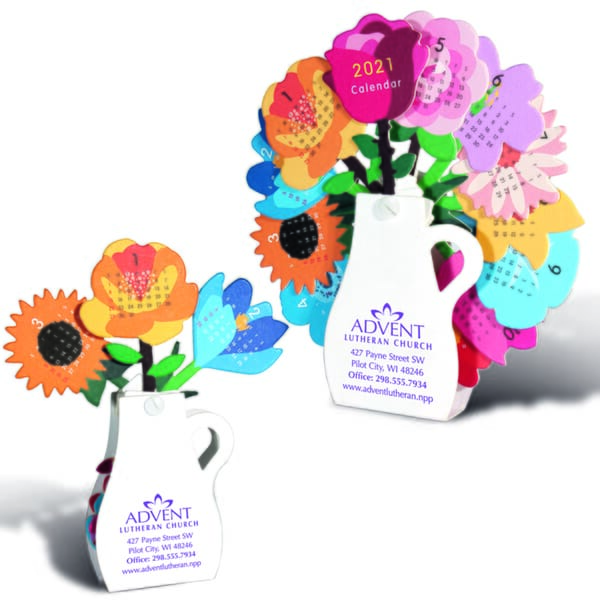 2020 Flower Desk Calendar