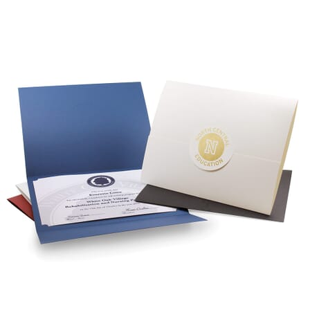 Tuck Flap Certificate Holder