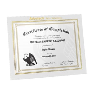 Dual Easel Certificate Holder