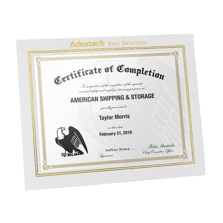 Dual Easel Certificate Holder