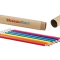 Open set with pencils