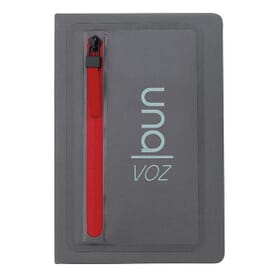Sleek Zippered Pocket Journal