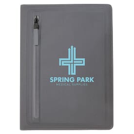 Sleek Zippered Pocket Padfolio