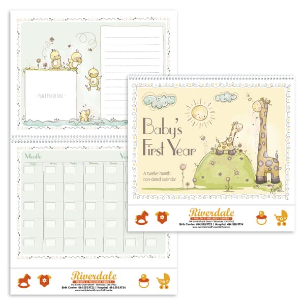 2020 Baby's First Year Calendar by Rachelle Anne Miller